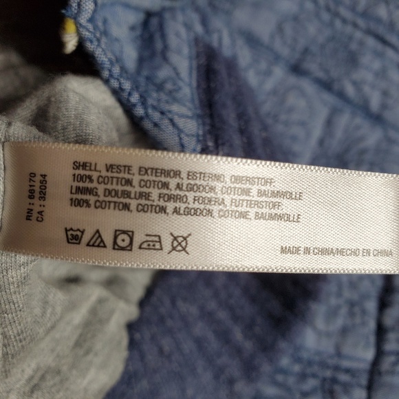 Anthropologie Lilka Floral Embroidered Denim Bomber Jacket Size S - Picture 14 of 14